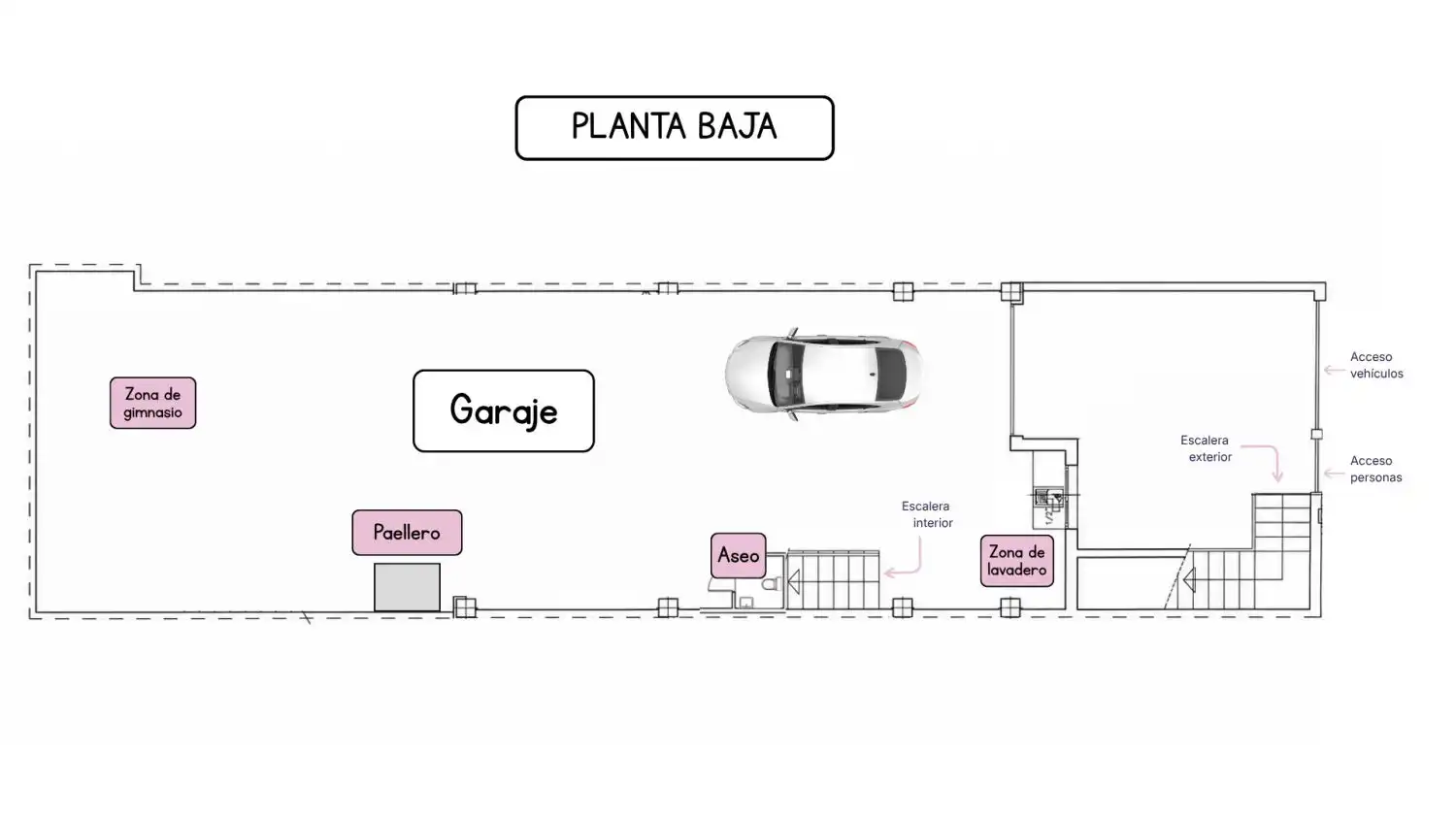 Parking de Casa adosada en venta en Torres Torres con Aire acondicionado, Calefacción y Terraza