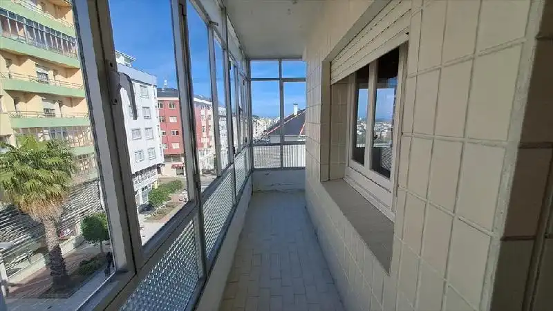 Balcony of Flat for sale in Burela