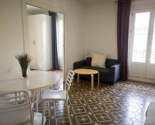 Sala d'estar de Pis de lloguer en  Barcelona Capital amb Aire condicionat, Calefacció i Moblat