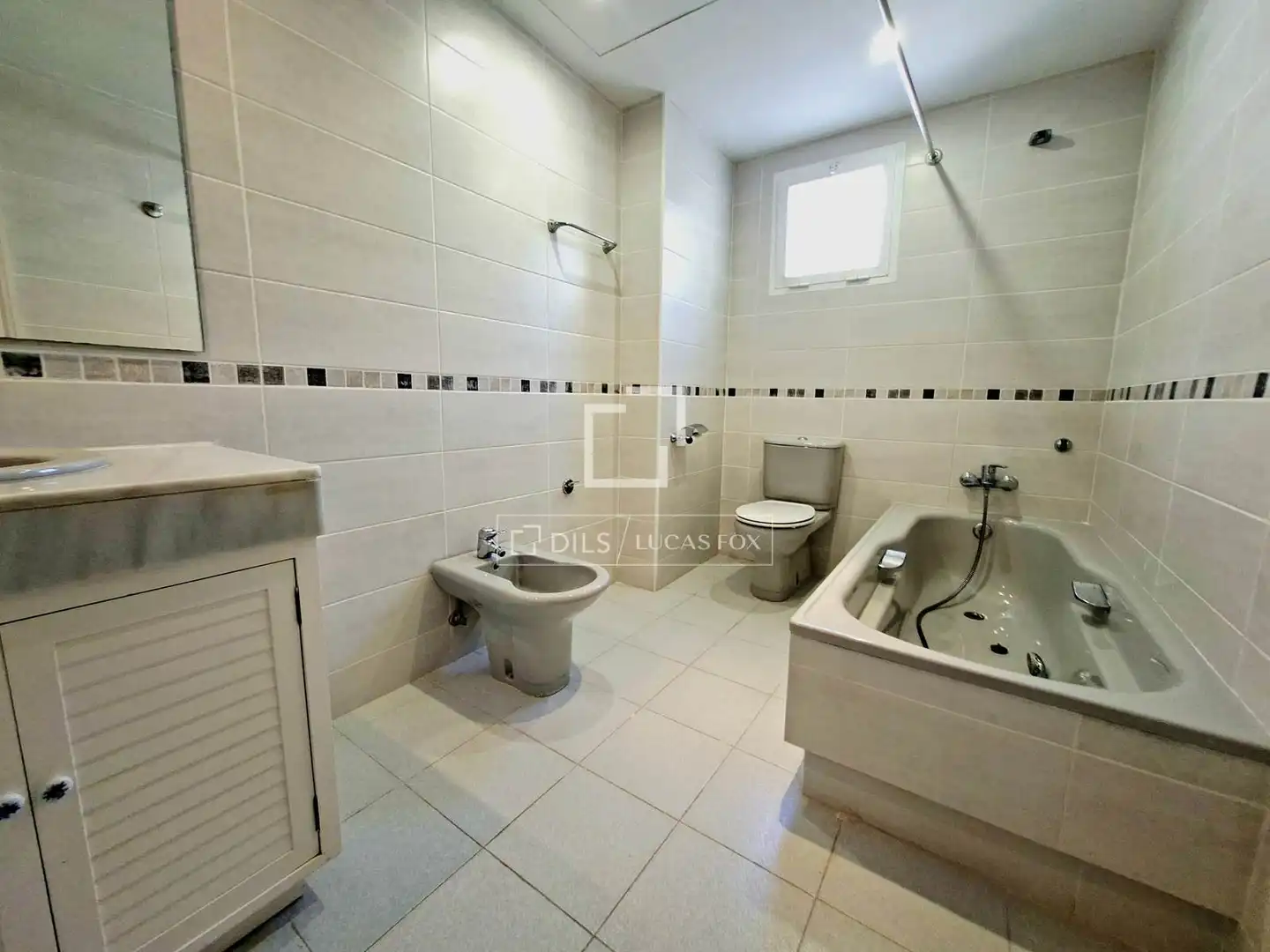 Badezimmer von Dachboden zur Miete in Málaga mit Klimaanlage, Heizung und Privatgarten