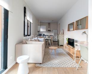 Living room of Apartment to rent in  Madrid Capital  with Air Conditioner, Heating and Furnished