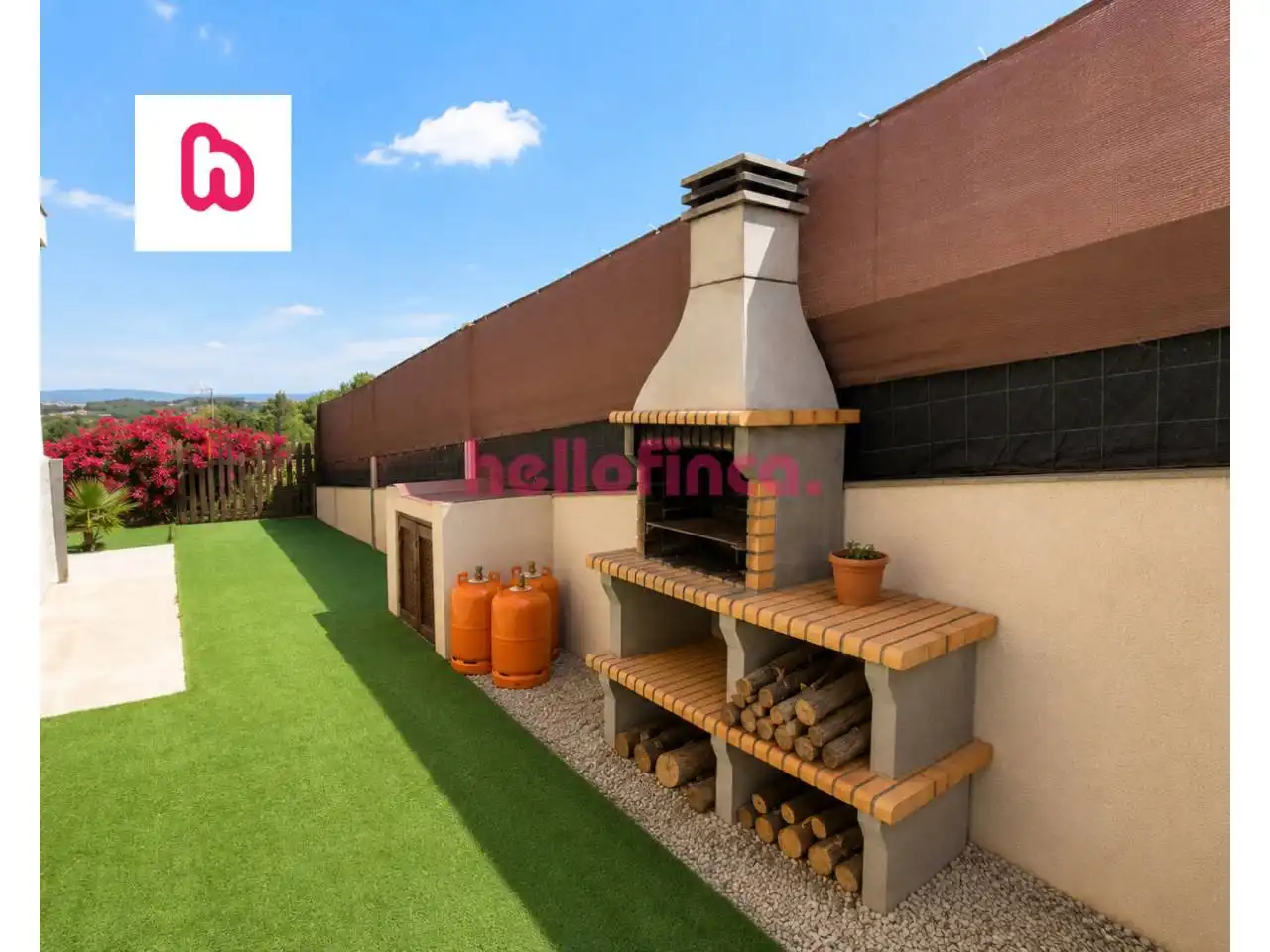 Terrassa de Casa o xalet en venda en Bigues i Riells del Fai amb Aire condicionat, Calefacció i Jardí privat