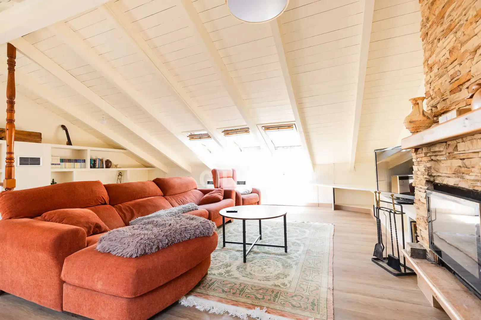 Living room of Detached homes for sale in Galapagar  with Heating, Private garden and Swimming Pool