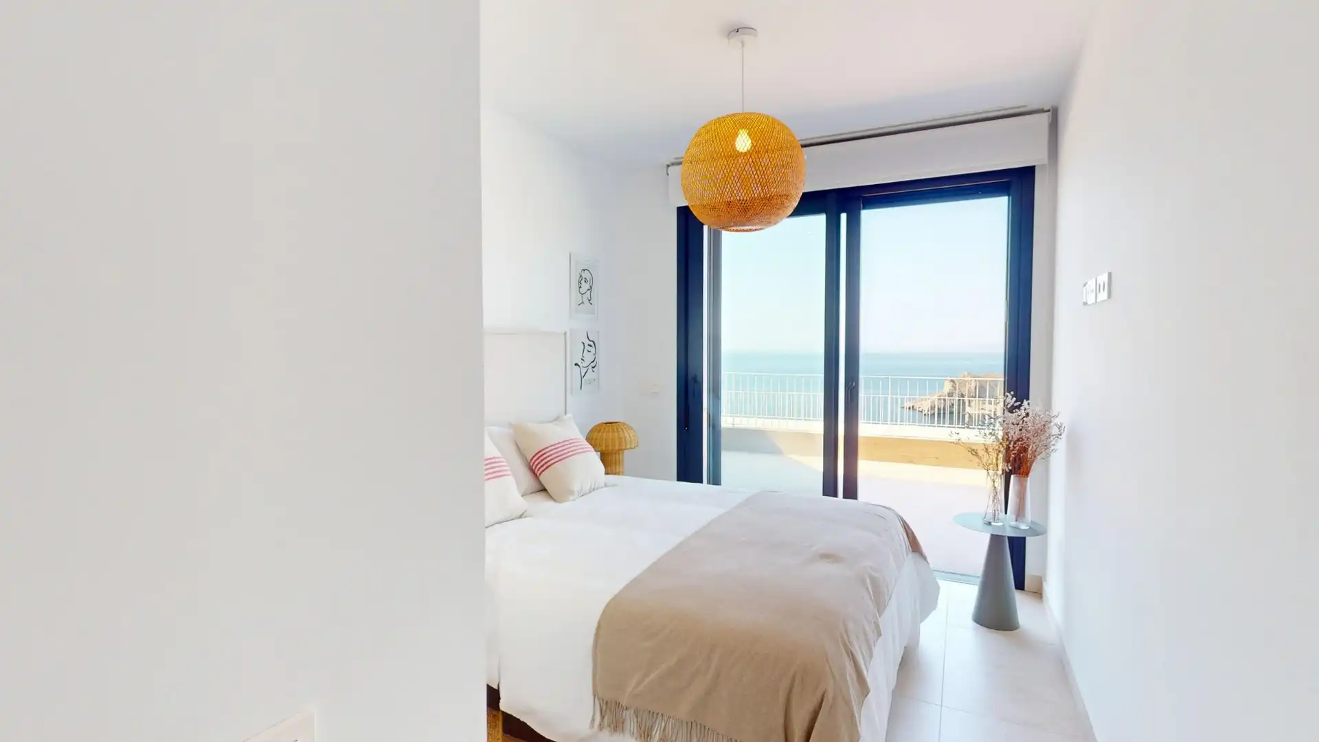 Schlafzimmer von Dachboden zum Verkauf in Águilas mit Klimaanlage, Terrasse und Abstellraum