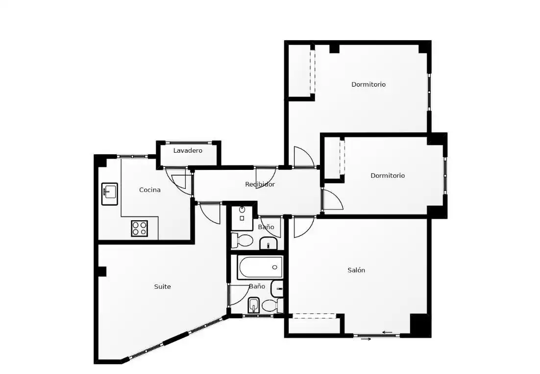 Flat for sale in Madrid  with Heating