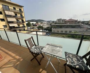 Balcony of Flat to rent in Pineda de Mar  with Furnished and TV