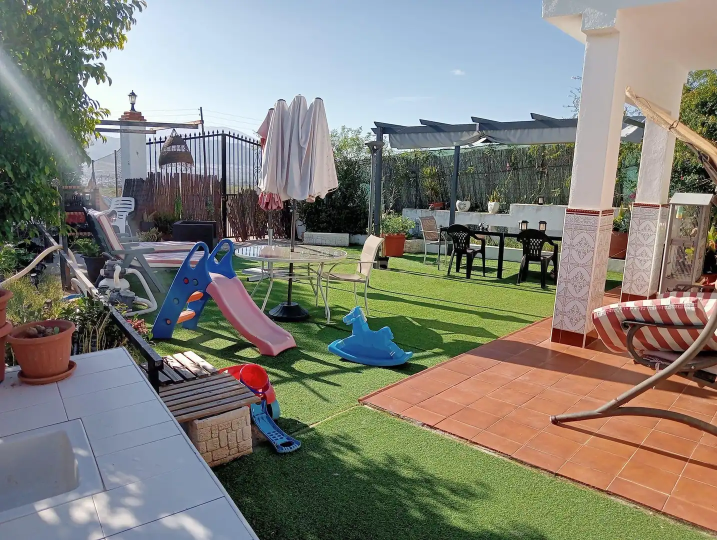 Terrassa de Casa o xalet en venda en Cártama amb Jardí privat, Traster i Piscina
