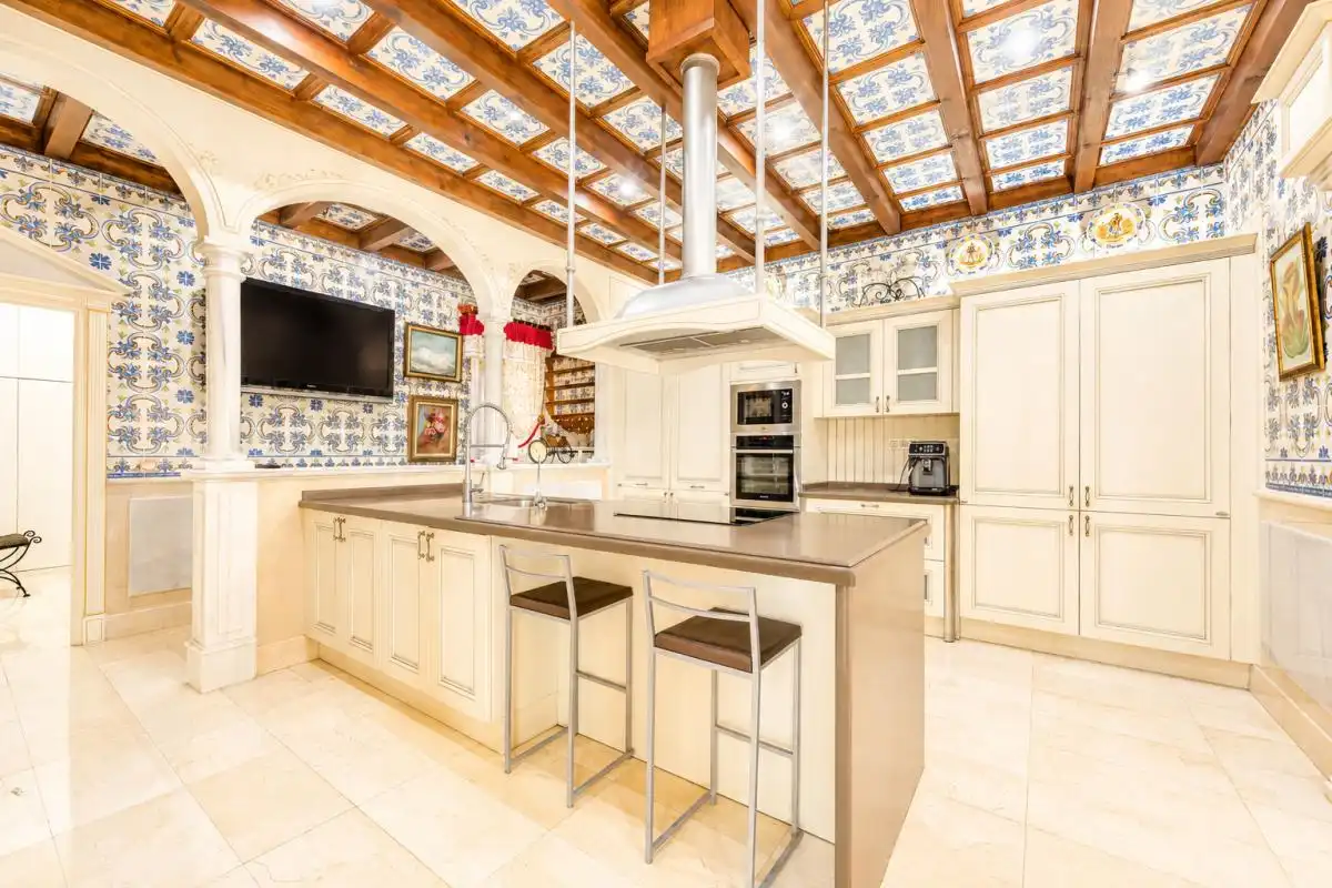 Cuina de Casa o xalet en venda en Elche / Elx amb Aire condicionat, Calefacció i Jardí privat