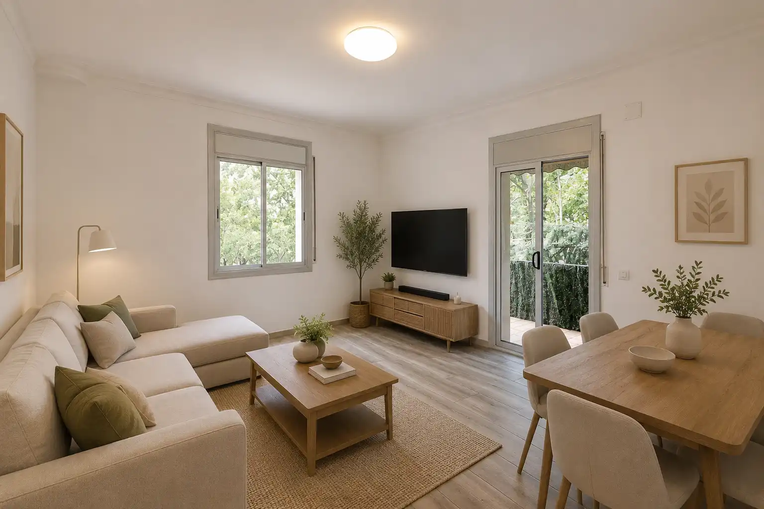 Sala d'estar de Pis en venda en Barcelona