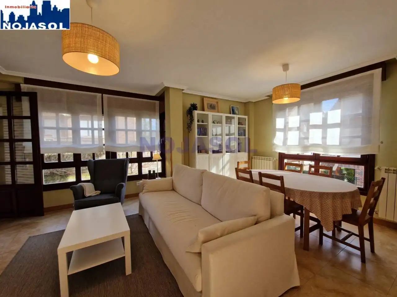 Living room of Detached homes for rent in Hazas de Cesto  with Heating, Private garden and Terrace