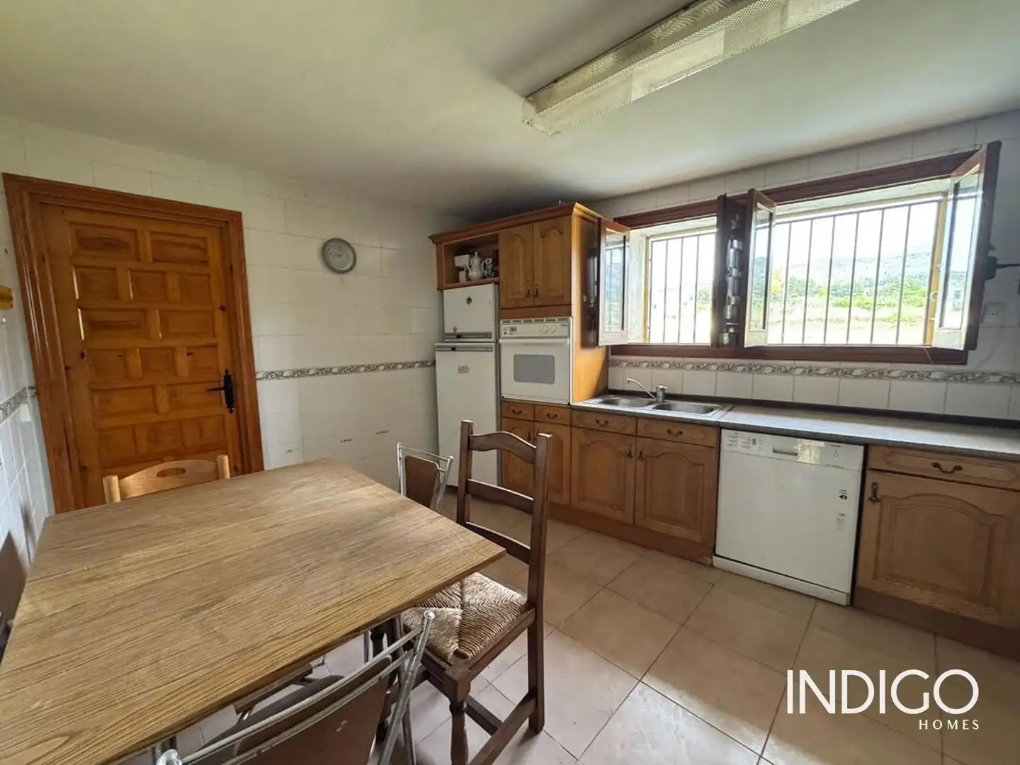 Cuina de Casa adosada en venda en Ibi amb Calefacció, Traster i Moblat
