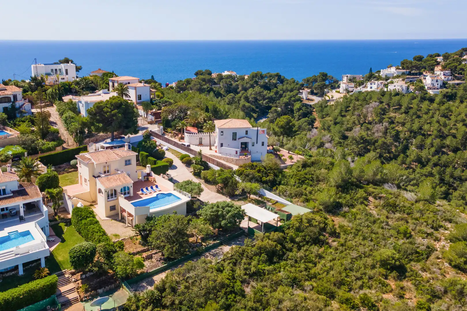 Exterior view of Houses for sale in Jávea / Xàbia  with Air Conditioner, Private garden and Terrace