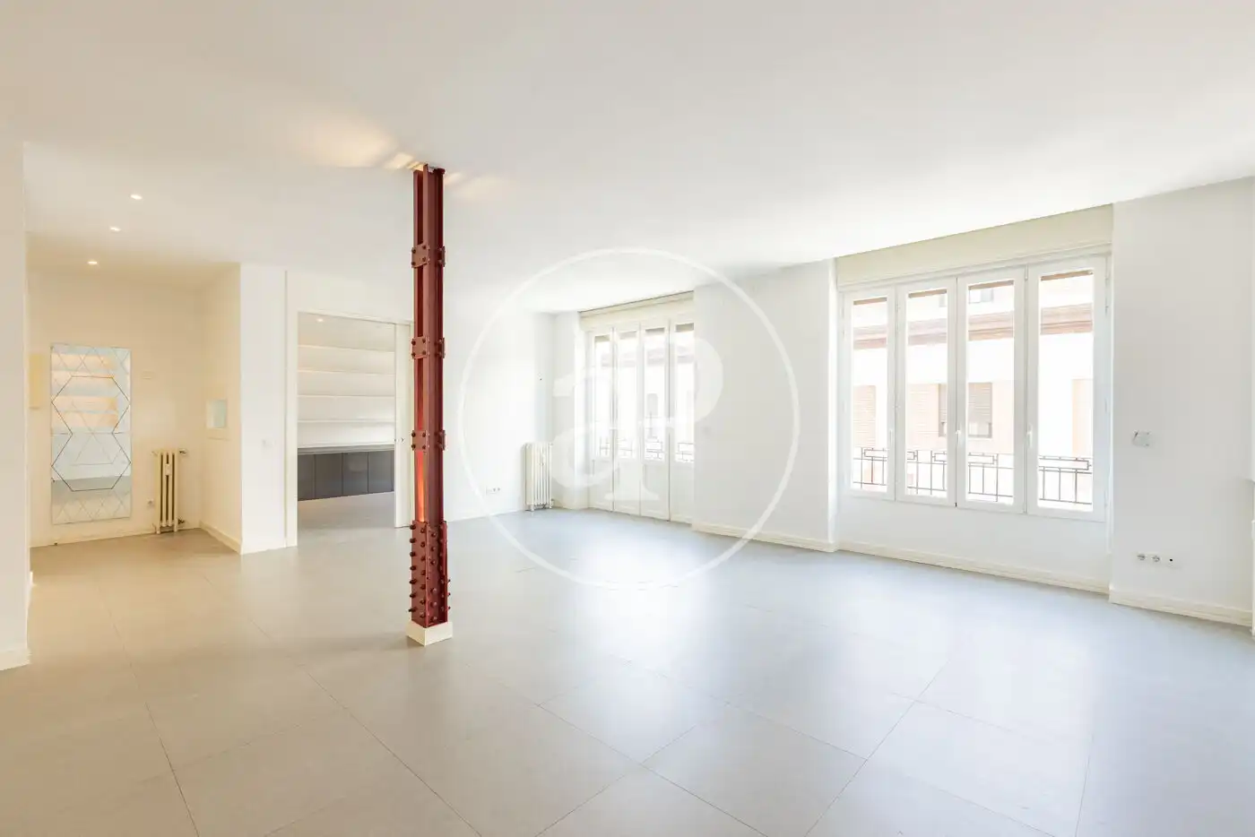 Sala de estar de Piso de alquiler en Madrid con Aire acondicionado, Calefacción y Balcón