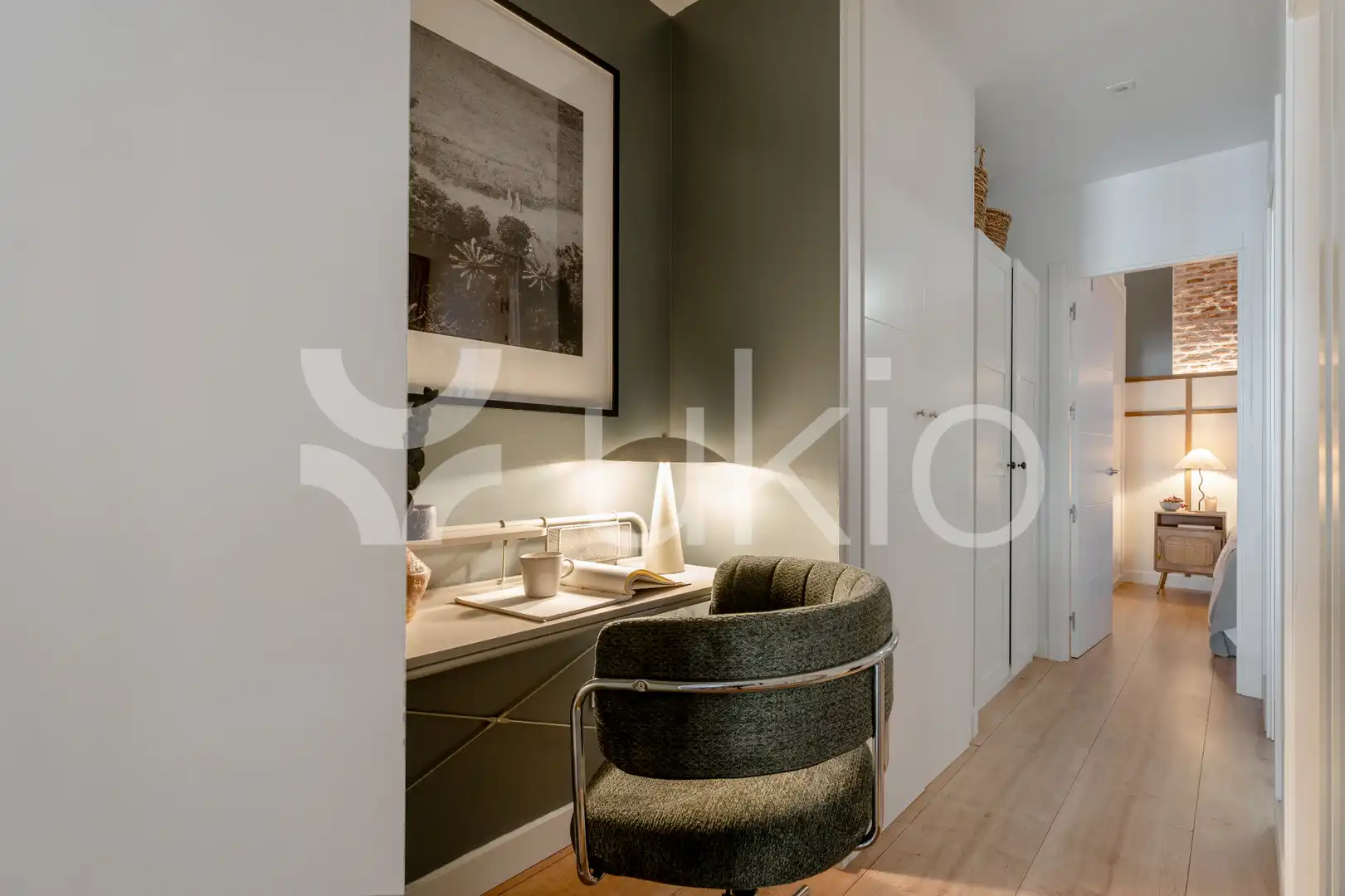 Habitación de Apartamento de alquiler en Madrid con Aire acondicionado, Calefacción y Amueblado