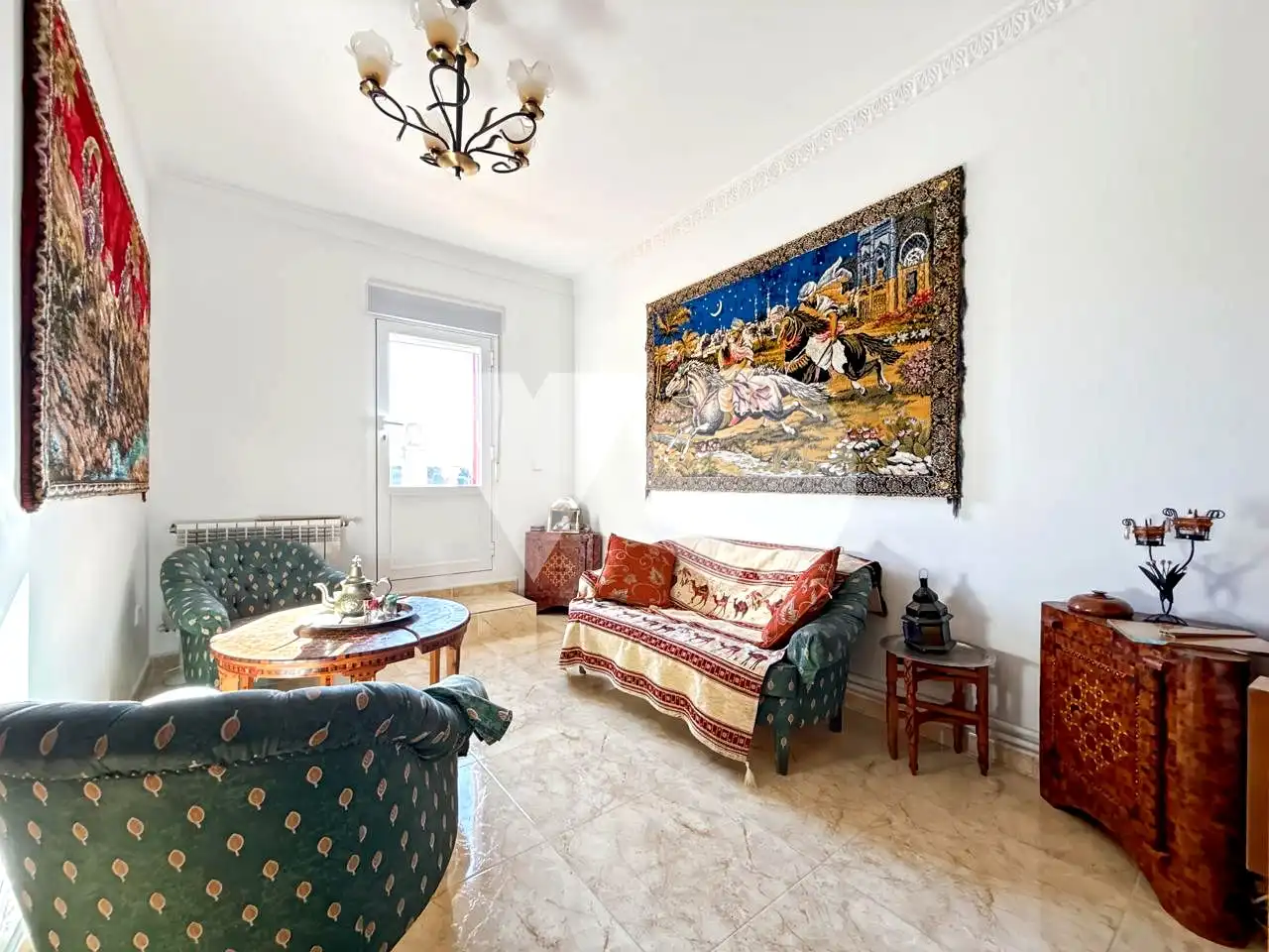 Sala de estar de Casa o chalet en venta en Ribatejada con Jardín privado, Terraza y Piscina