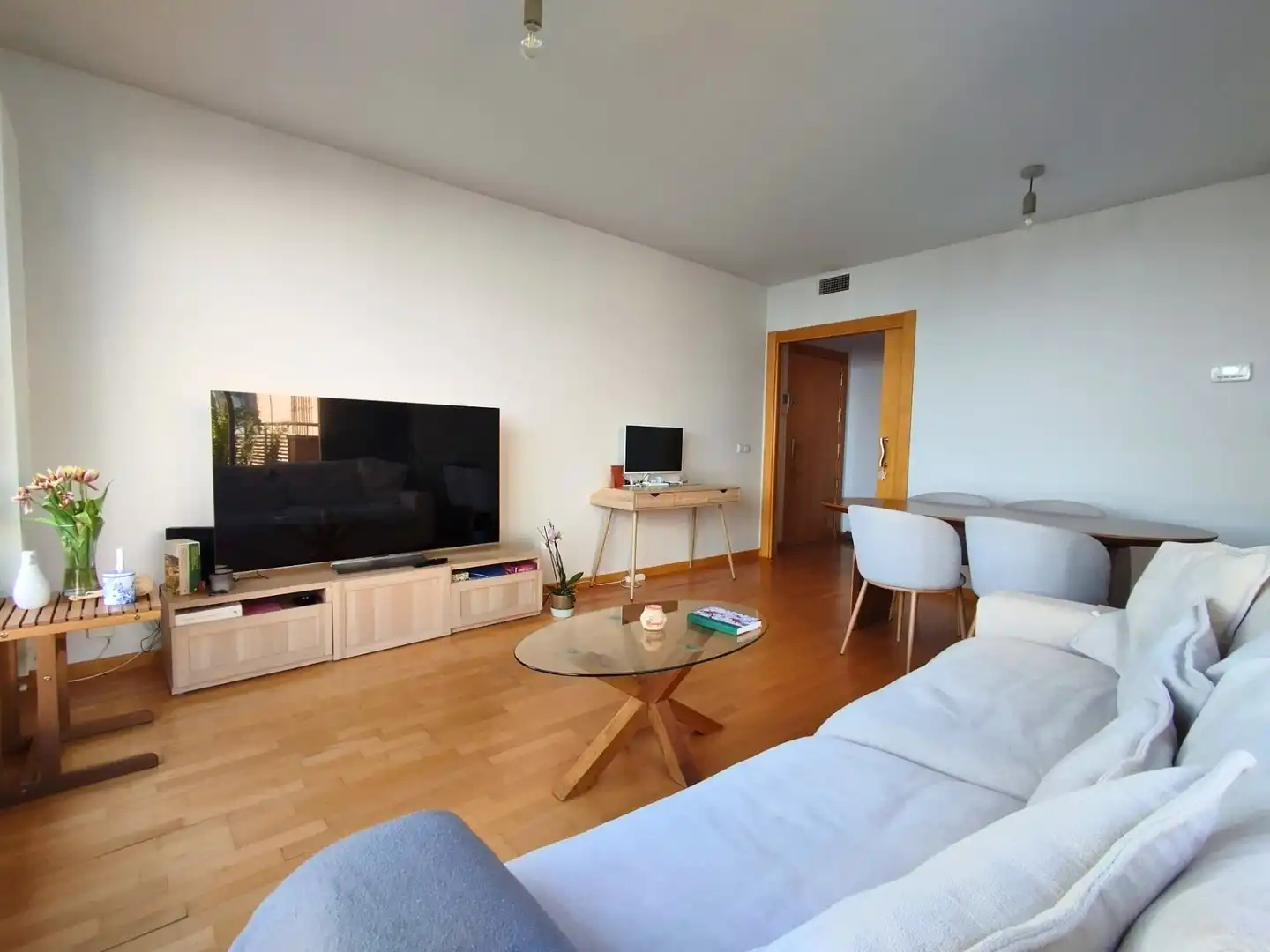 Sala de estar de Ático en venta en Madrid con Aire acondicionado, Calefacción y Parquet