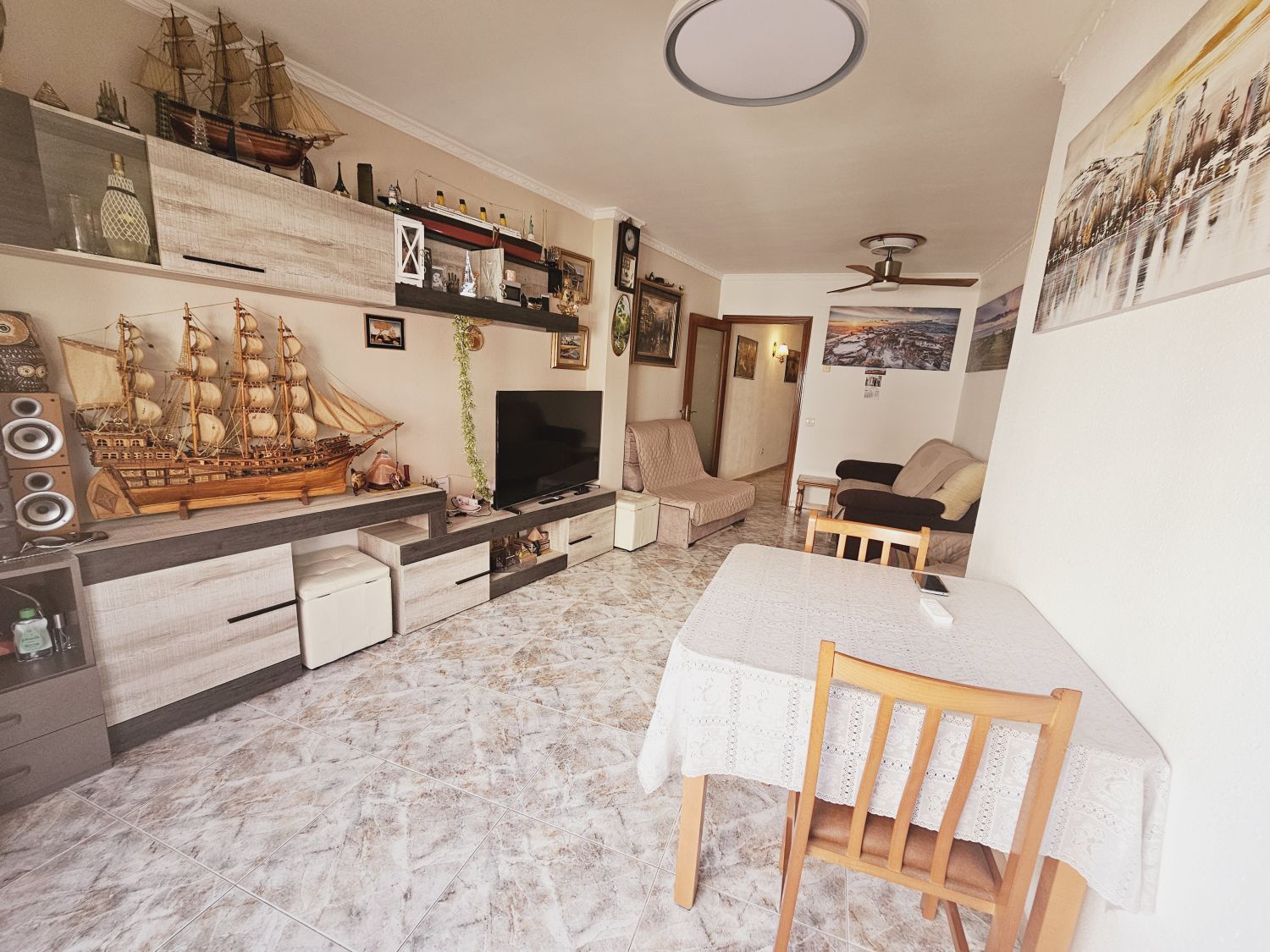 Living room of Flat for sale in El Vendrell  with Heating and Terrace