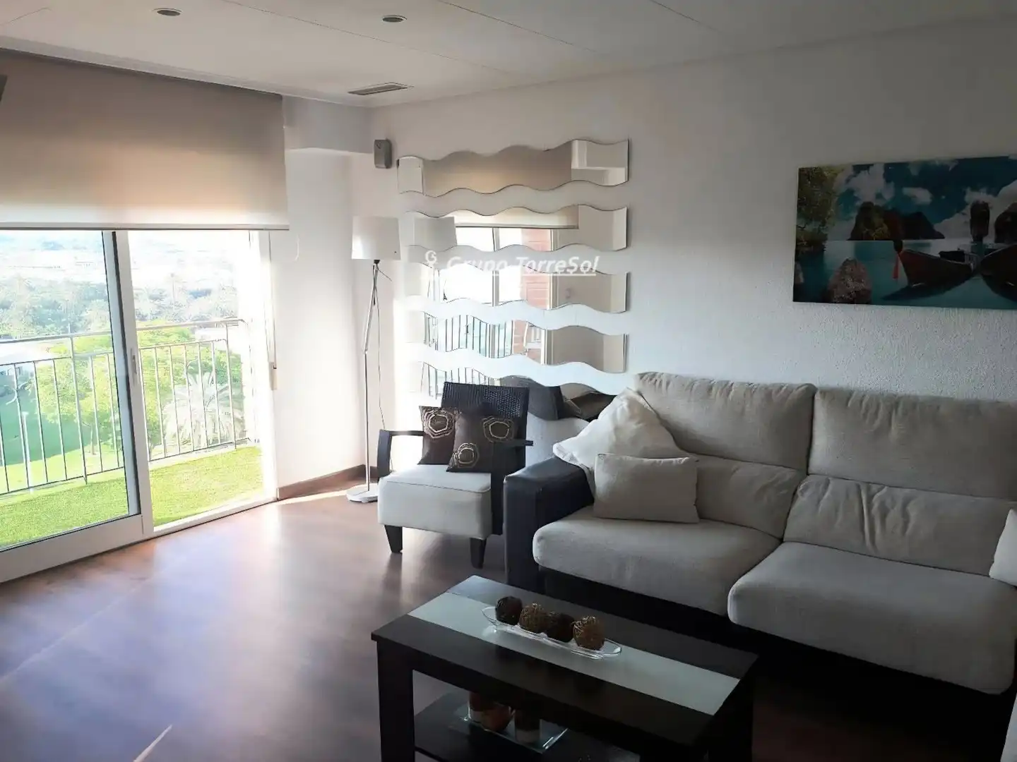 Living room of Flat for sale in Elche / Elx  with Air Conditioner, Heating and Terrace