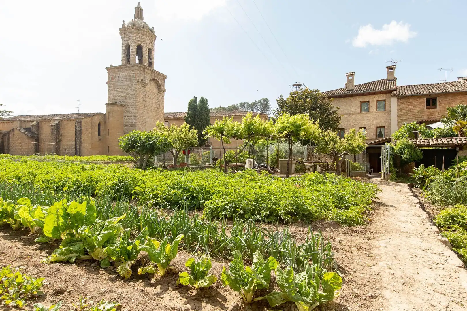 Jardín de Casa o chalet en venta en Puente la Reina / Gares con Calefacción, Jardín privado y Trastero