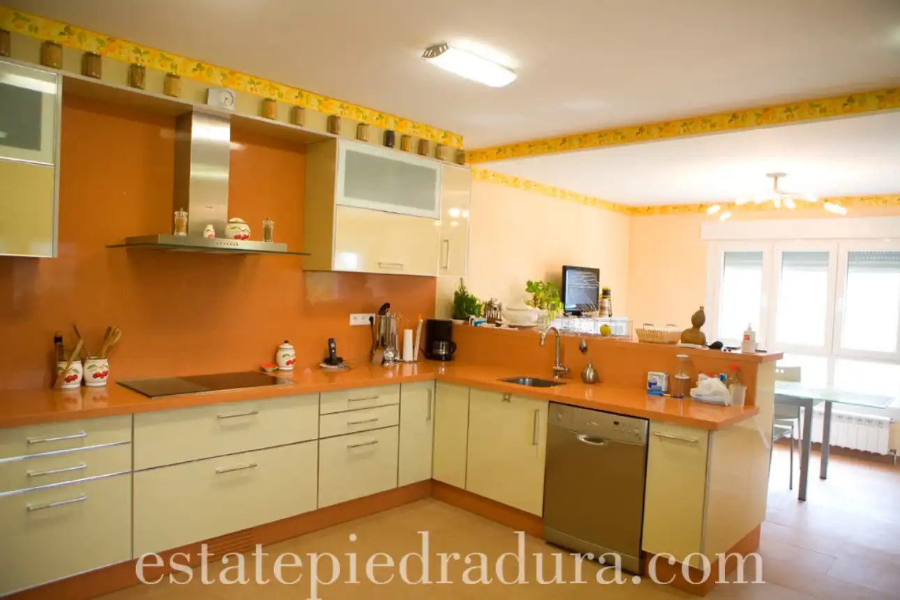 Cocina de Casa o chalet en venta en Pontevedra Capital  con Calefacción, Jardín privado y Terraza