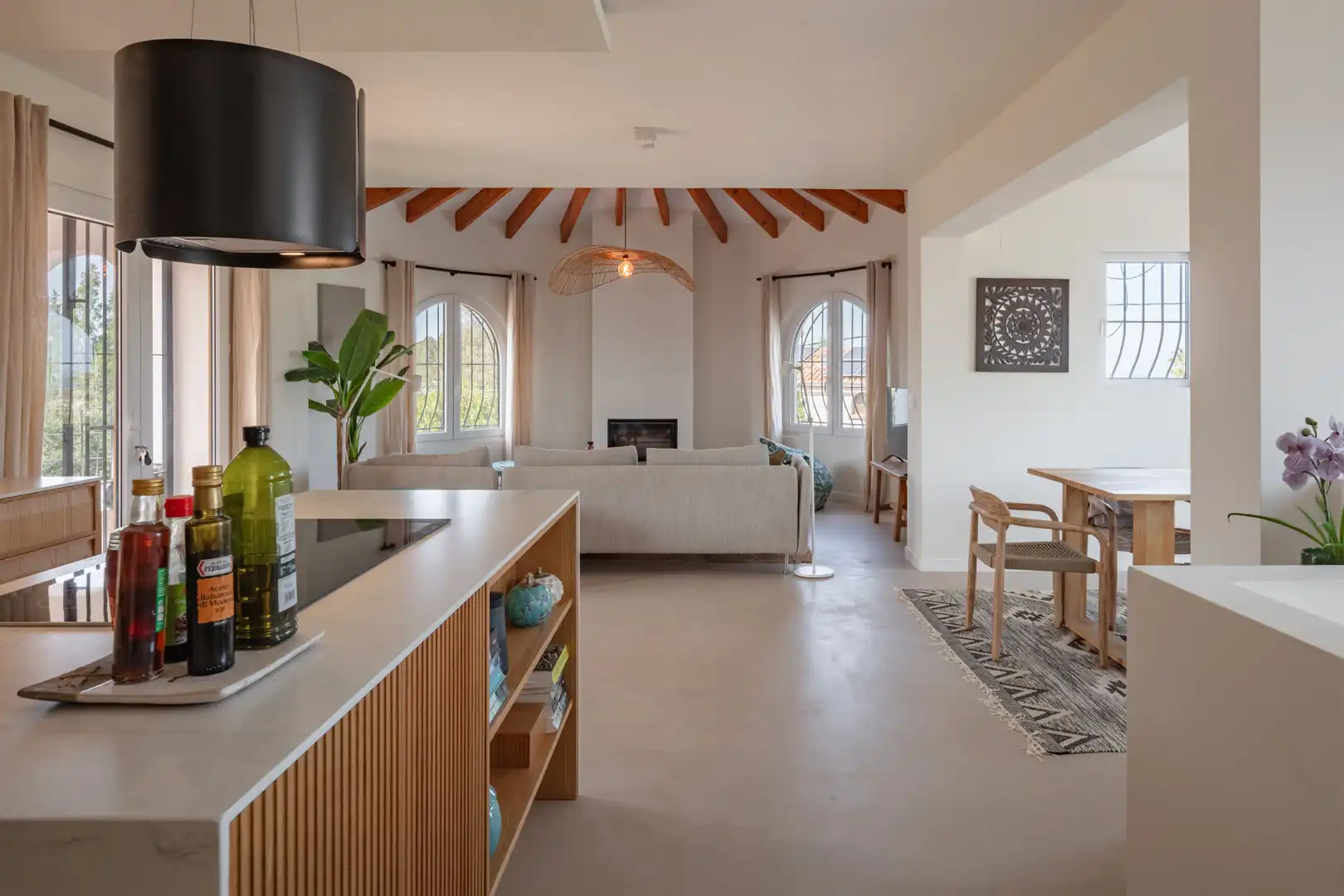 Living room of Houses for sale in Jávea / Xàbia  with Air Conditioner, Private garden and Swimming Pool