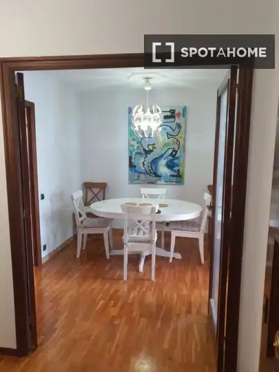 Dining room of Flat for share in Barcelona  with Air Conditioner, Heating and Furnished