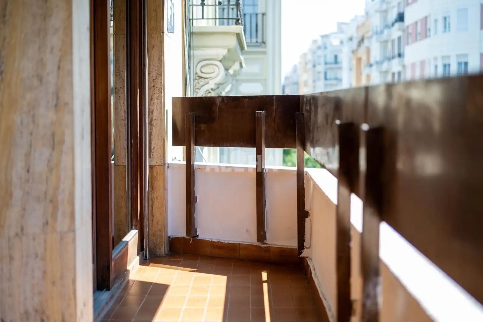 Terraza de Piso de alquiler en Valencia con Calefacción, Amueblado y Balcón