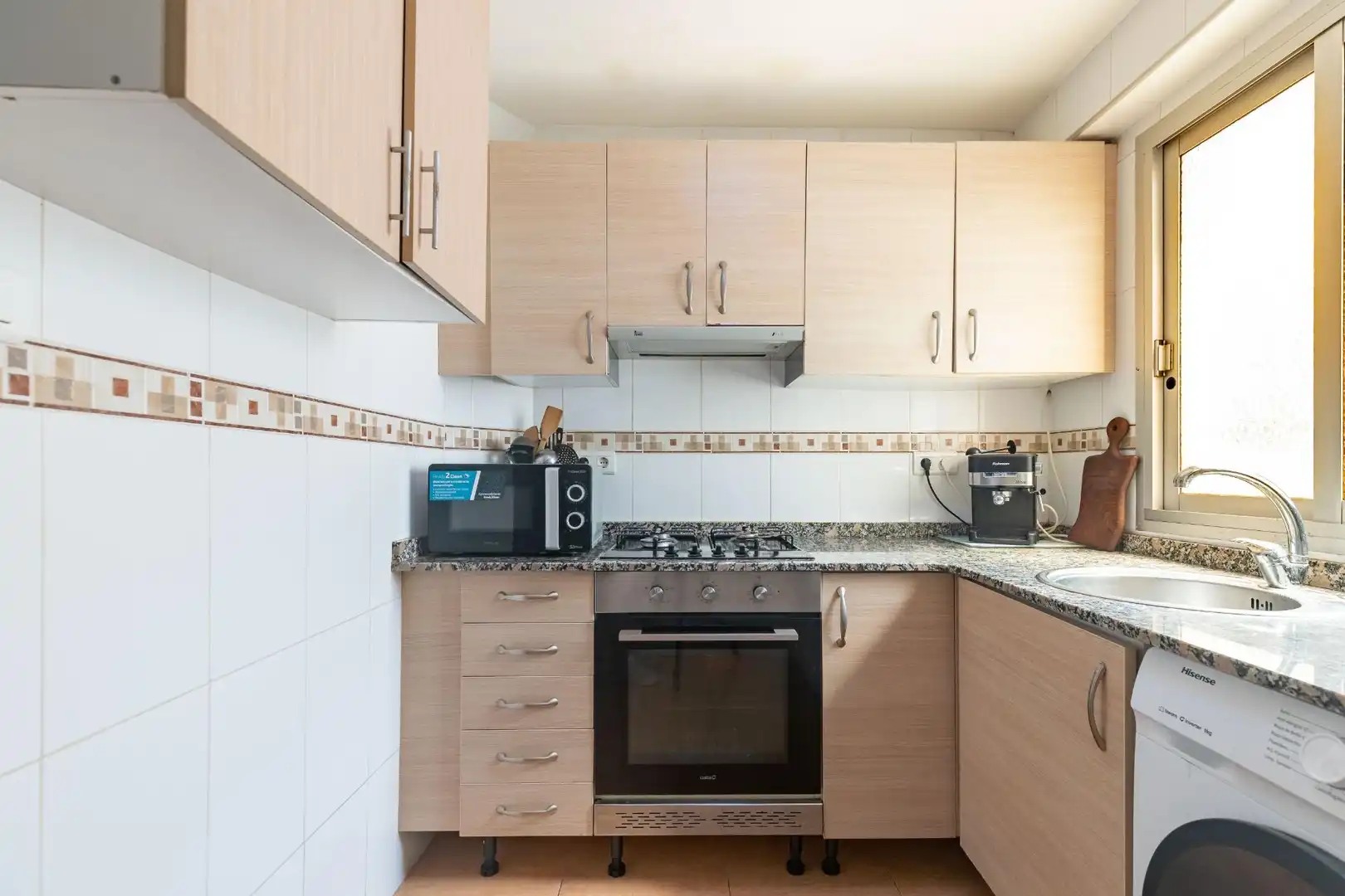 Kitchen of Flat for sale in Valencia  with Air Conditioner