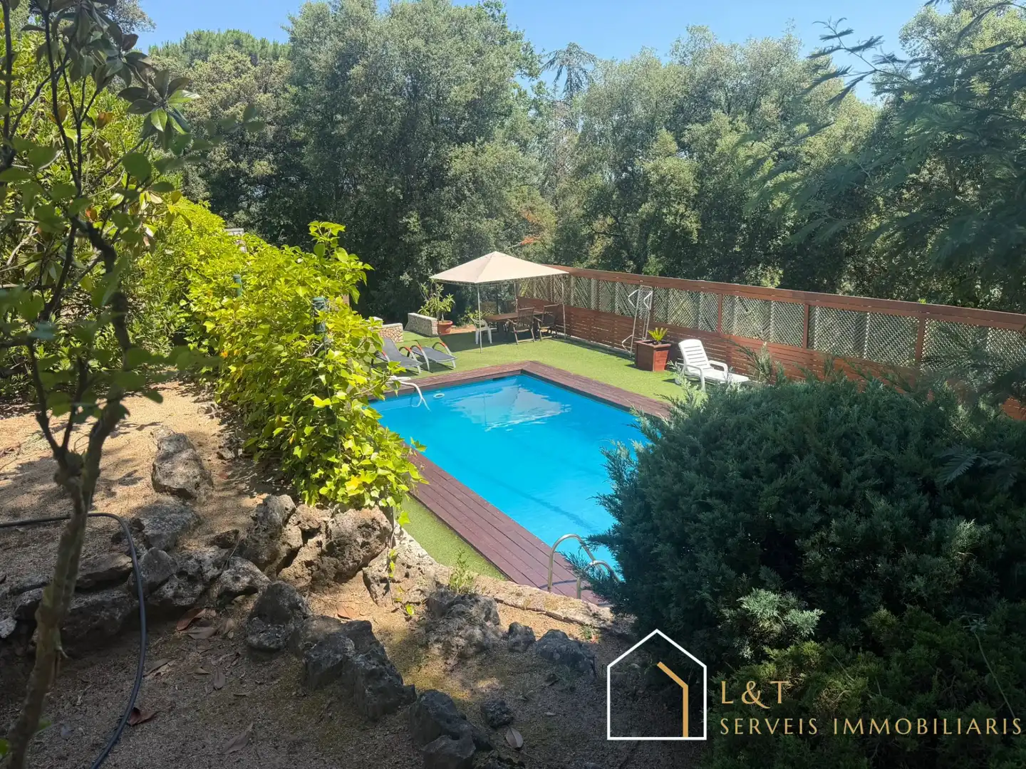 Jardín de Casa o chalet en venta en Vallgorguina con Calefacción, Jardín privado y Parquet