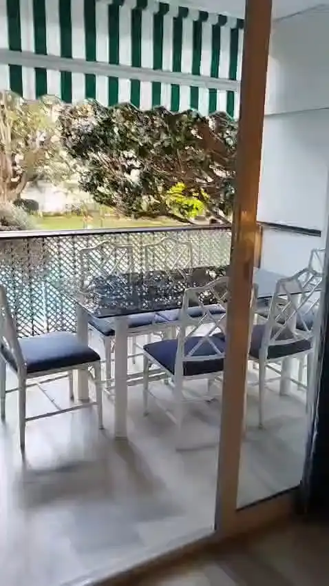 Terrace of Flat for rent in Marbella  with Furnished