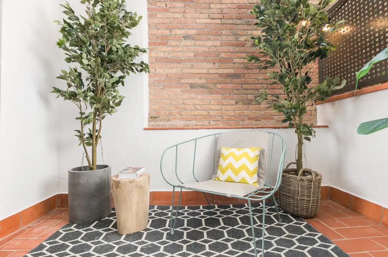 Terrace of Apartments for rent in Barcelona  with Air Conditioner, Furnished and Oven