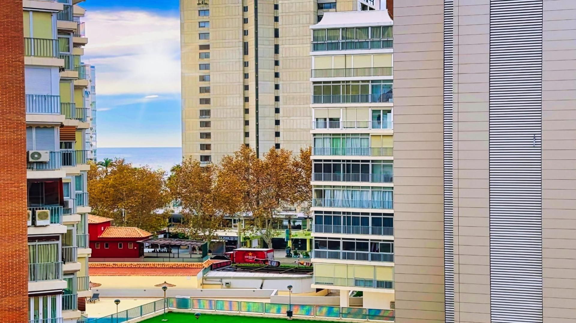 Exterior view of Flat for sale in Benidorm  with Air Conditioner, Heating and Private garden