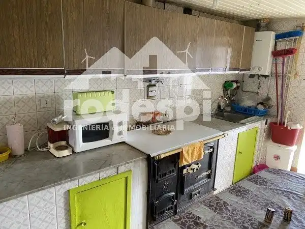 Cocina de Casa adosada en venta en A Cañiza   con Trastero y Amueblado