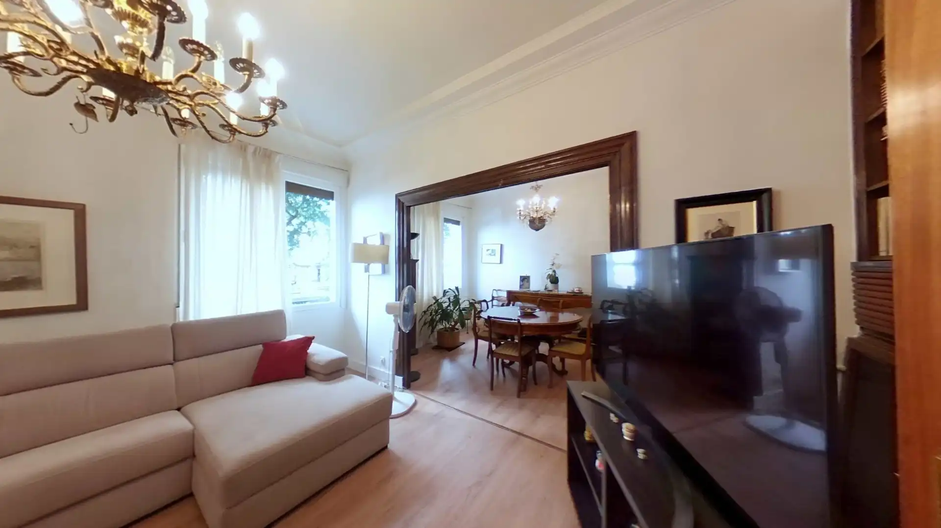 Sala de estar de Piso en venta en Madrid con Calefacción, Amueblado y Internet