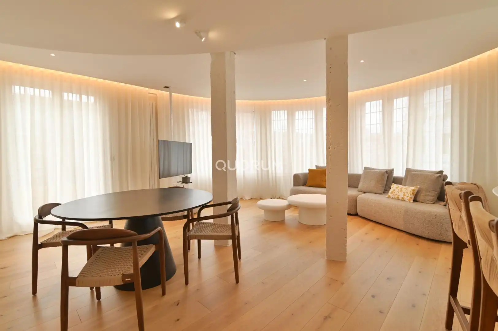 Living room of Flat for rent in Bilbao   with Heating and Furnished