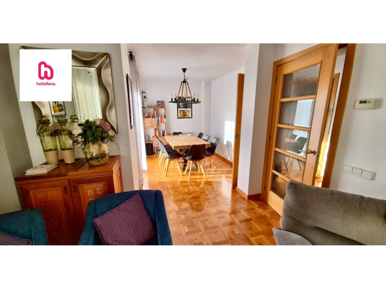 Menjador de Casa adosada en venda en Piera amb Calefacció, Jardí privat i Parquet