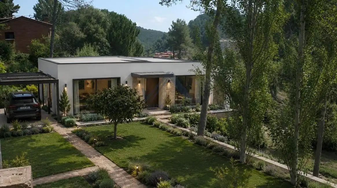 Vista exterior de Casa o chalet en venta en Corbera de Llobregat con Jardín privado y Piscina