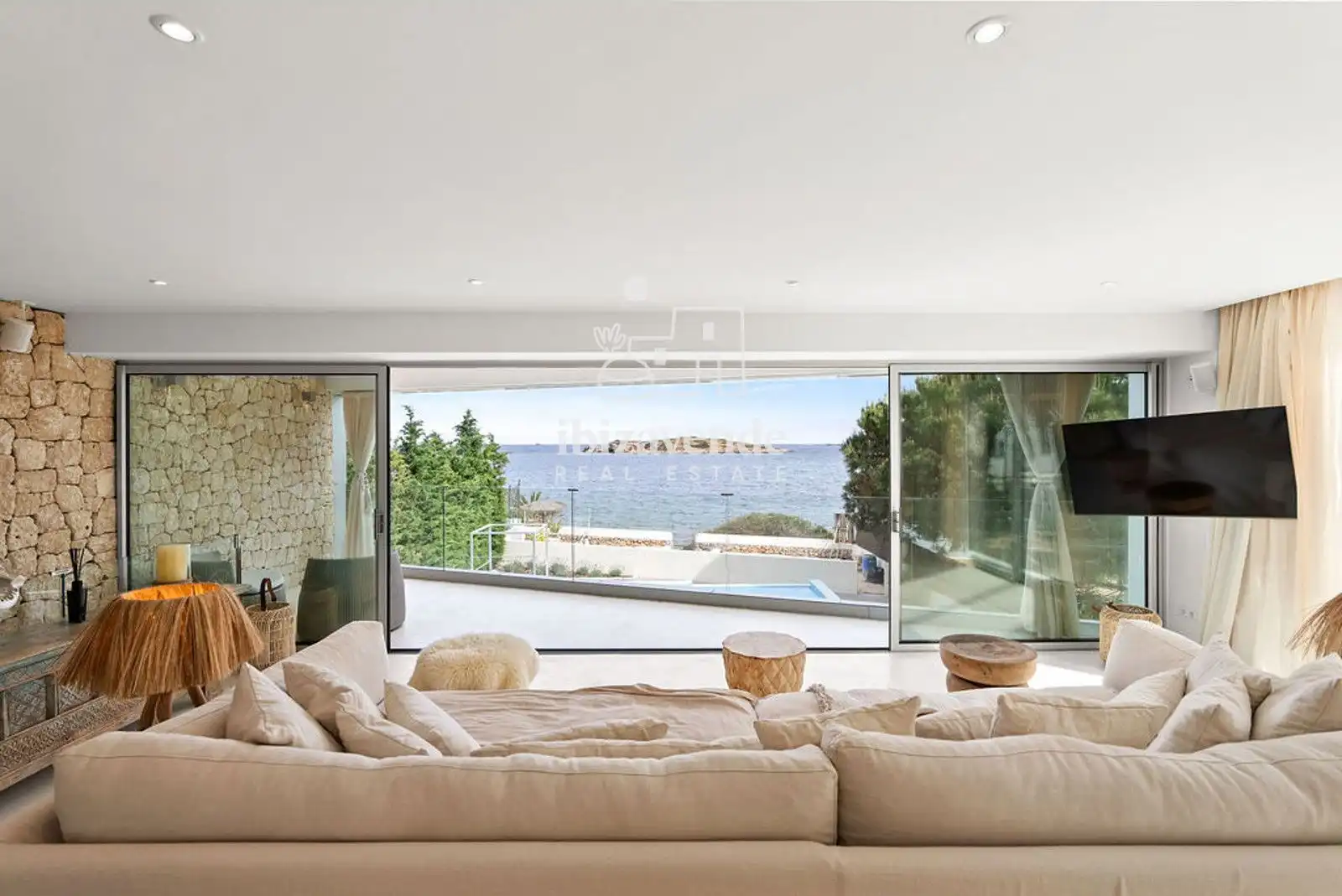 Sala d'estar de Casa o xalet en venda en Eivissa amb Aire condicionat, Calefacció i Terrassa