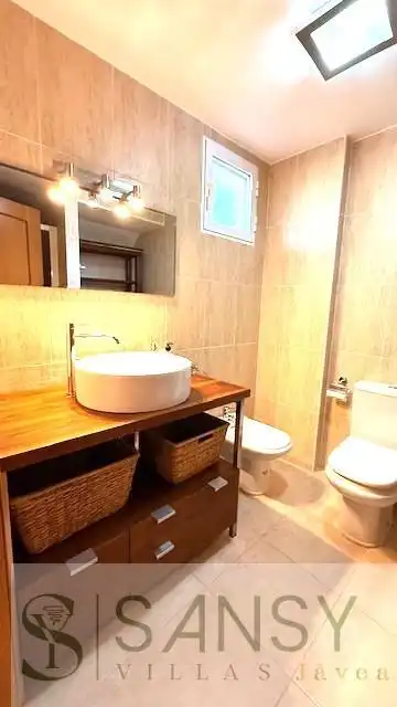 Baño de Dúplex de alquiler en Jávea / Xàbia con Aire acondicionado, Calefacción y Terraza