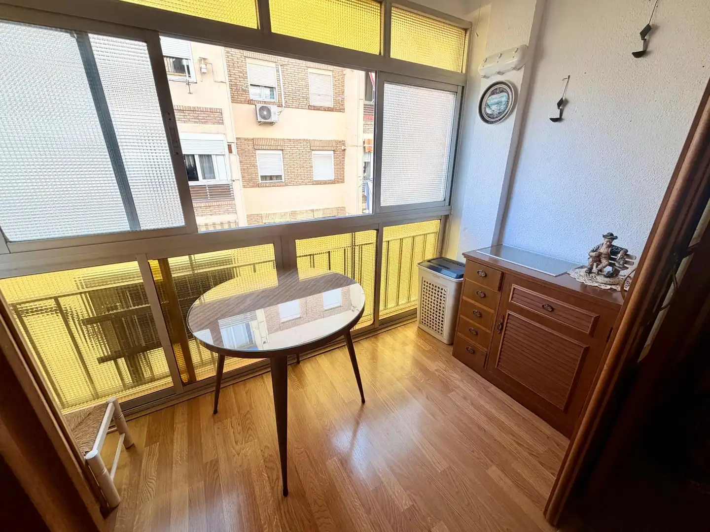 Schlafzimmer von Wohnung zur Miete in Málaga mit Klimaanlage, Heizung und Terrasse