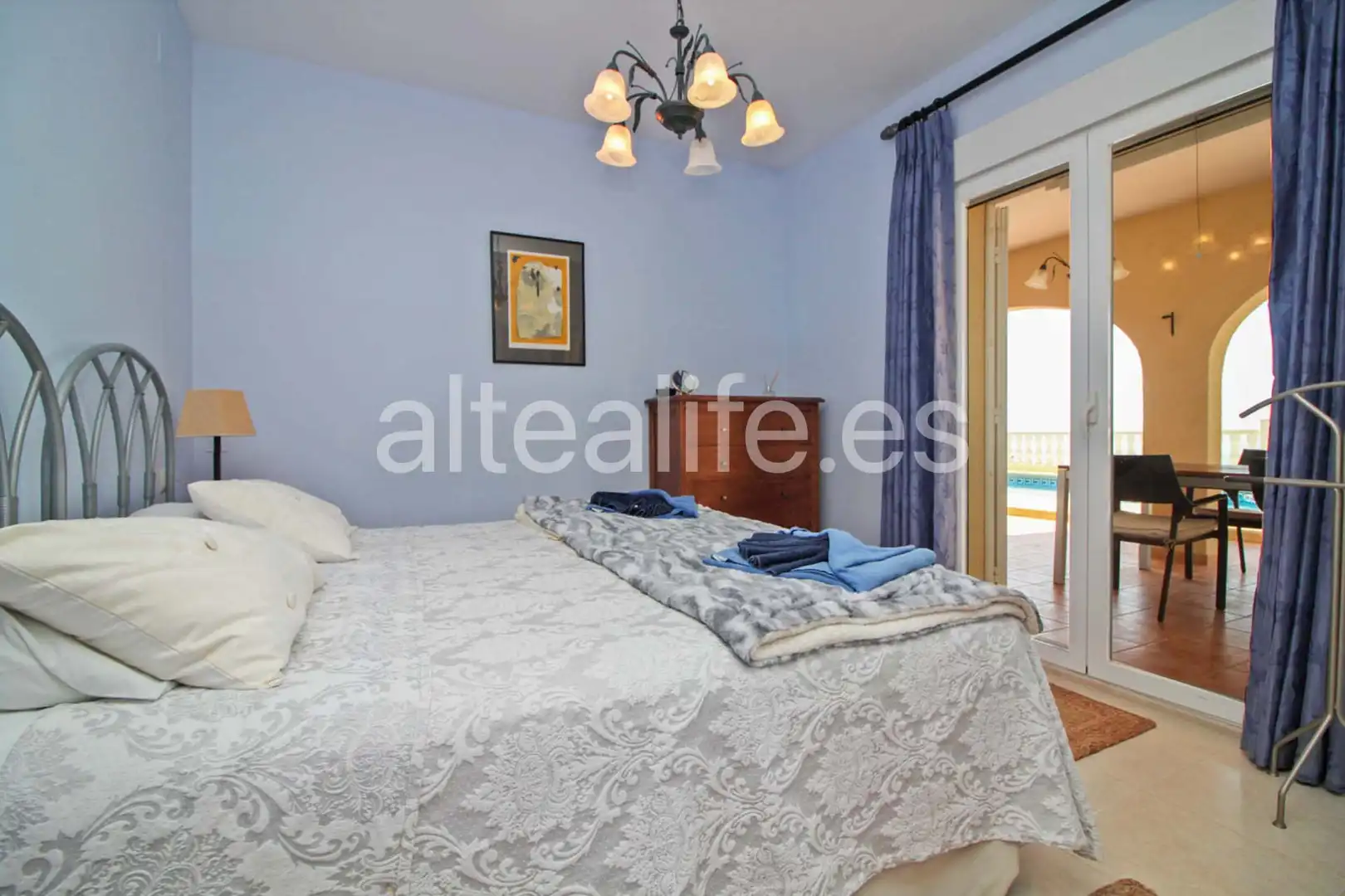 Bedroom of Houses for sale in Altea  with Air Conditioner, Heating and Private garden