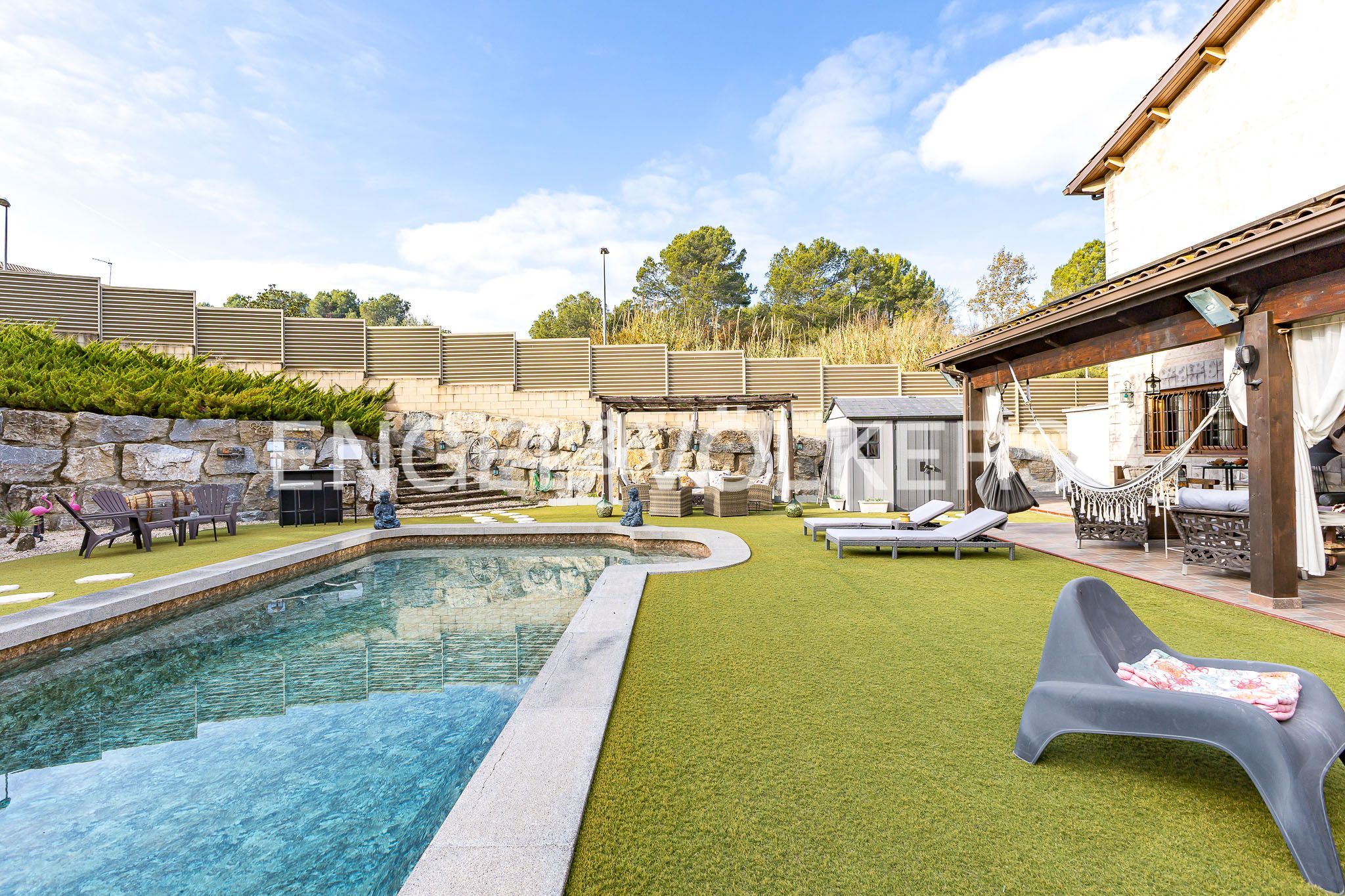 Piscina de Casa o xalet en venda en Rubí amb Calefacció, Jardí privat i Piscina