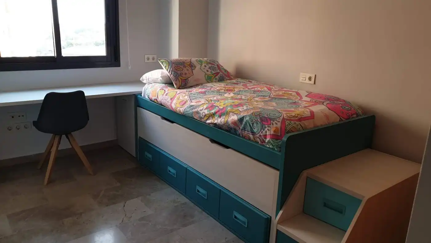 Bedroom of Flat for rent in Alicante / Alacant  with Air Conditioner, Terrace and Furnished