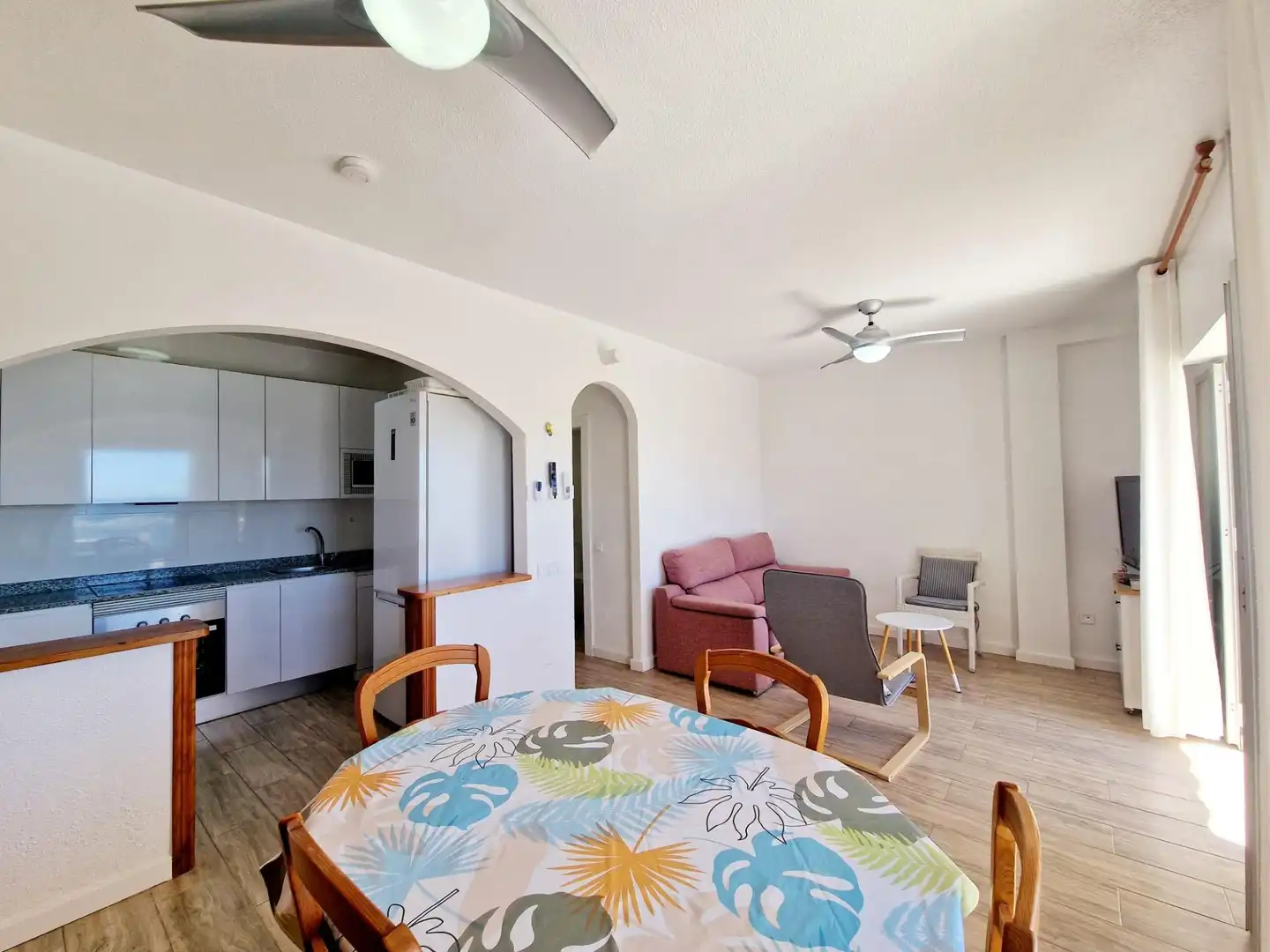 Sala d'estar de Àtic en venda en Pulpí amb Aire condicionat, Calefacció i Jardí privat