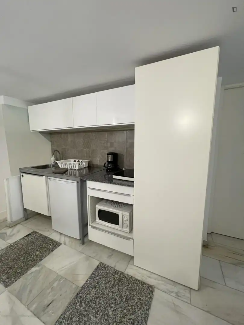 Cocina de Apartamento de alquiler en Madrid con Aire acondicionado, Calefacción y Amueblado