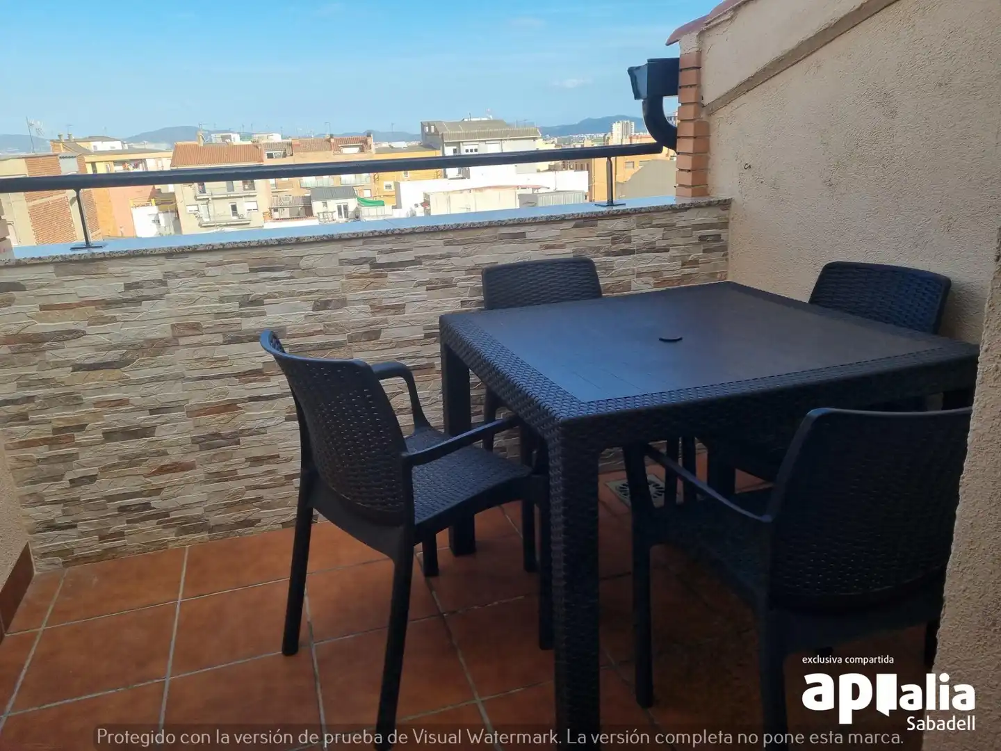 Terrace of Attic for sale in Sabadell  with Heating, Terrace and Furnished