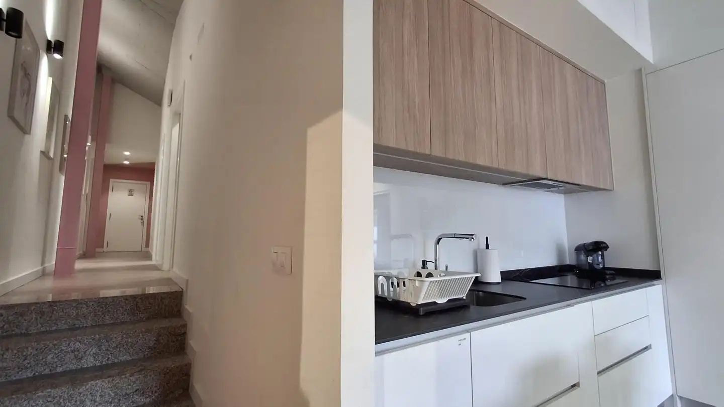 Küche von Wohnung zur Miete in A Coruña Capital  mit Klimaanlage und Möbliert