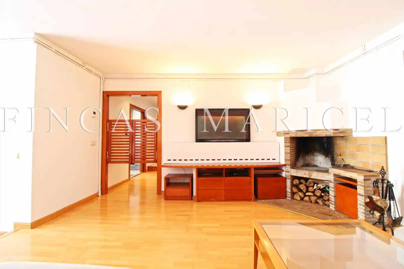 Living room of Attic for sale in Sitges  with Air Conditioner and Terrace