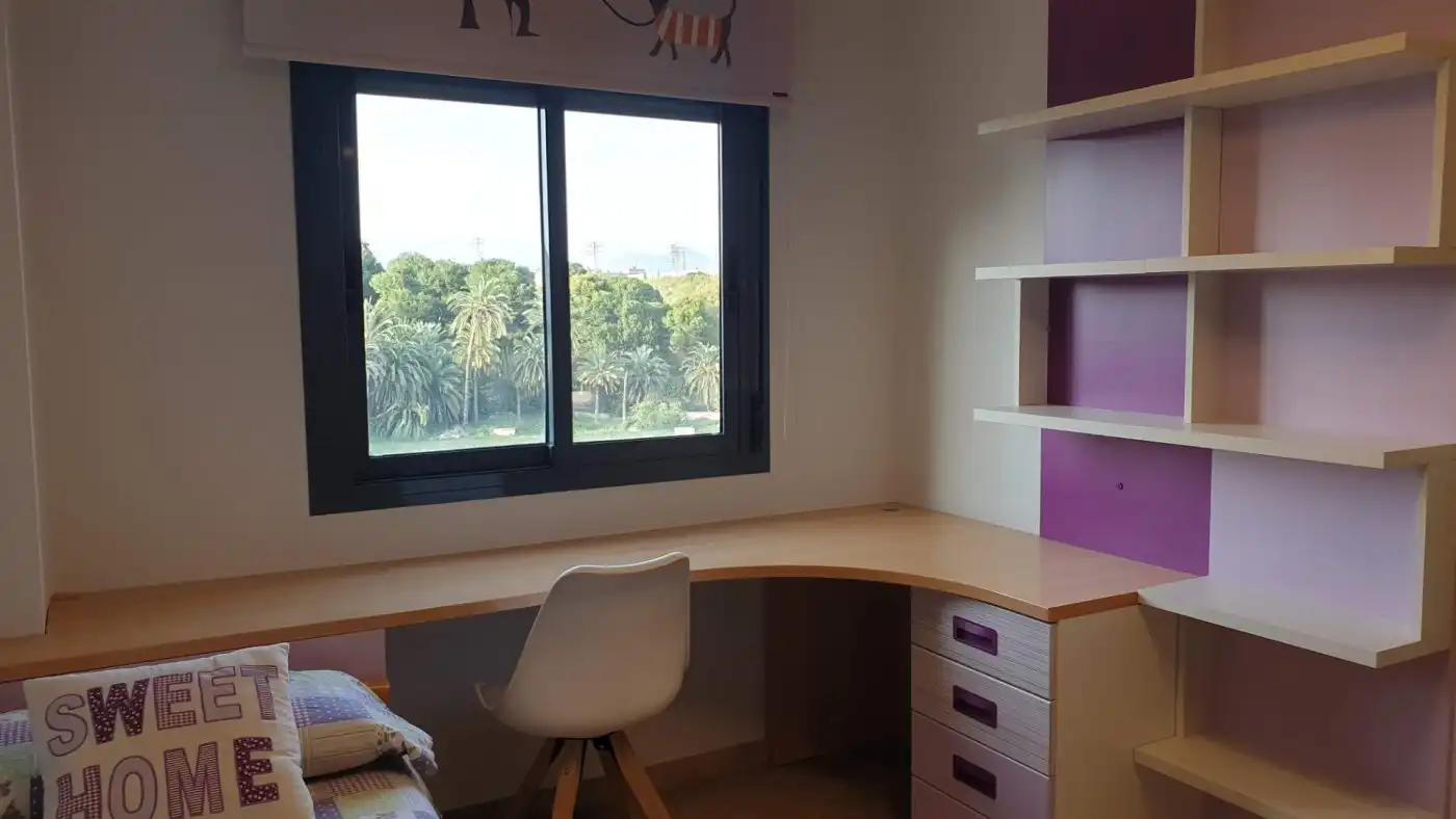 Bedroom of Flat for rent in Alicante / Alacant  with Air Conditioner, Terrace and Furnished