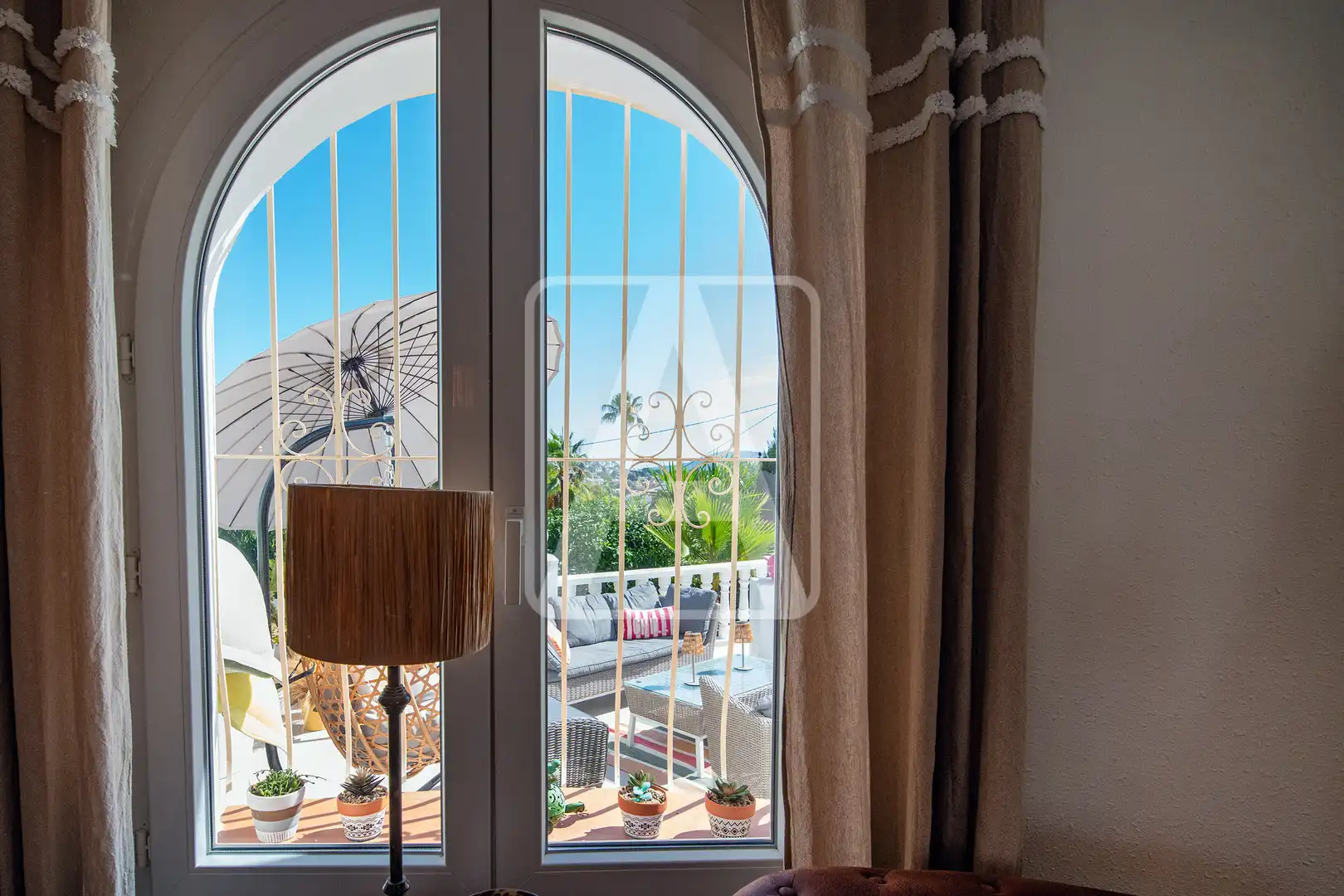 Bedroom of Houses for sale in Benissa  with Air Conditioner, Heating and Private garden
